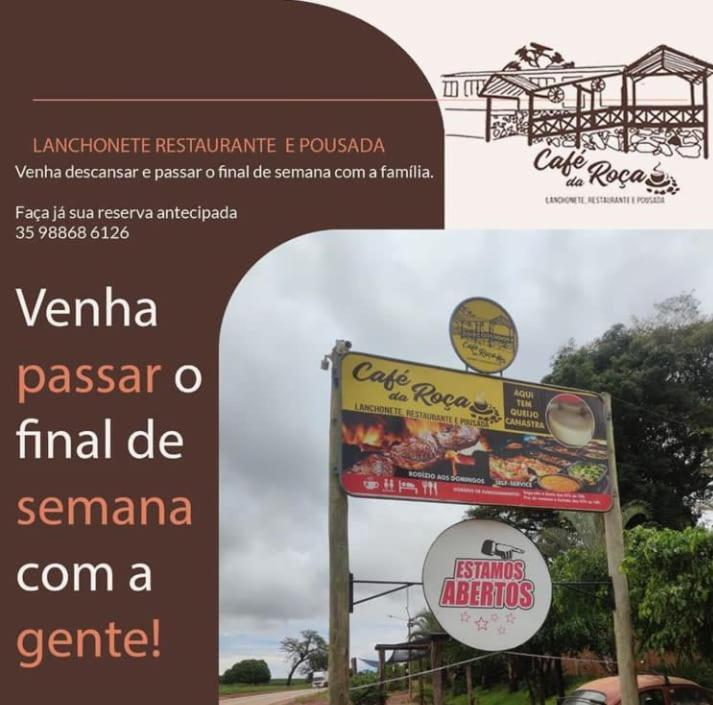 Pousada Cafe Da Roca Campos Gerais Exterior foto